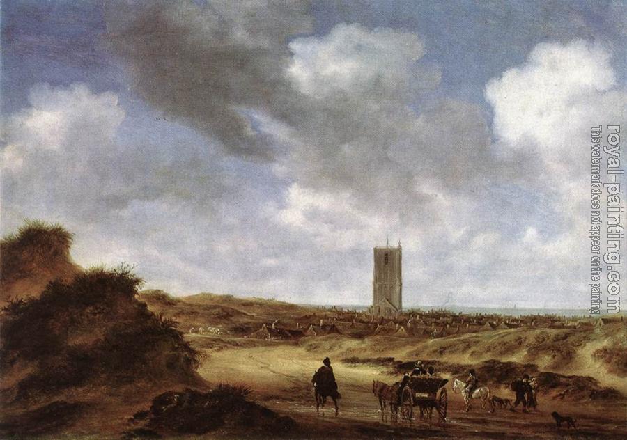 Salomon Van Ruysdael : View of Egmond aan Zee